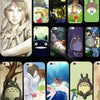 Phone Cover Case For Apple iPhone 4 iPhone 4S iPhone4 iPhone4S Cases Shell -  Silicon Painting Japanese Anime